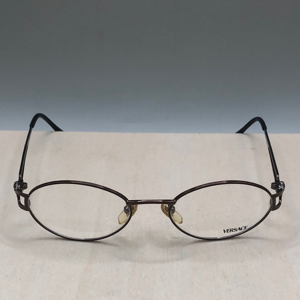 Versace vtg dead stock demo frames ONLY mod H68 51-19 oval-unisex glasses Italy